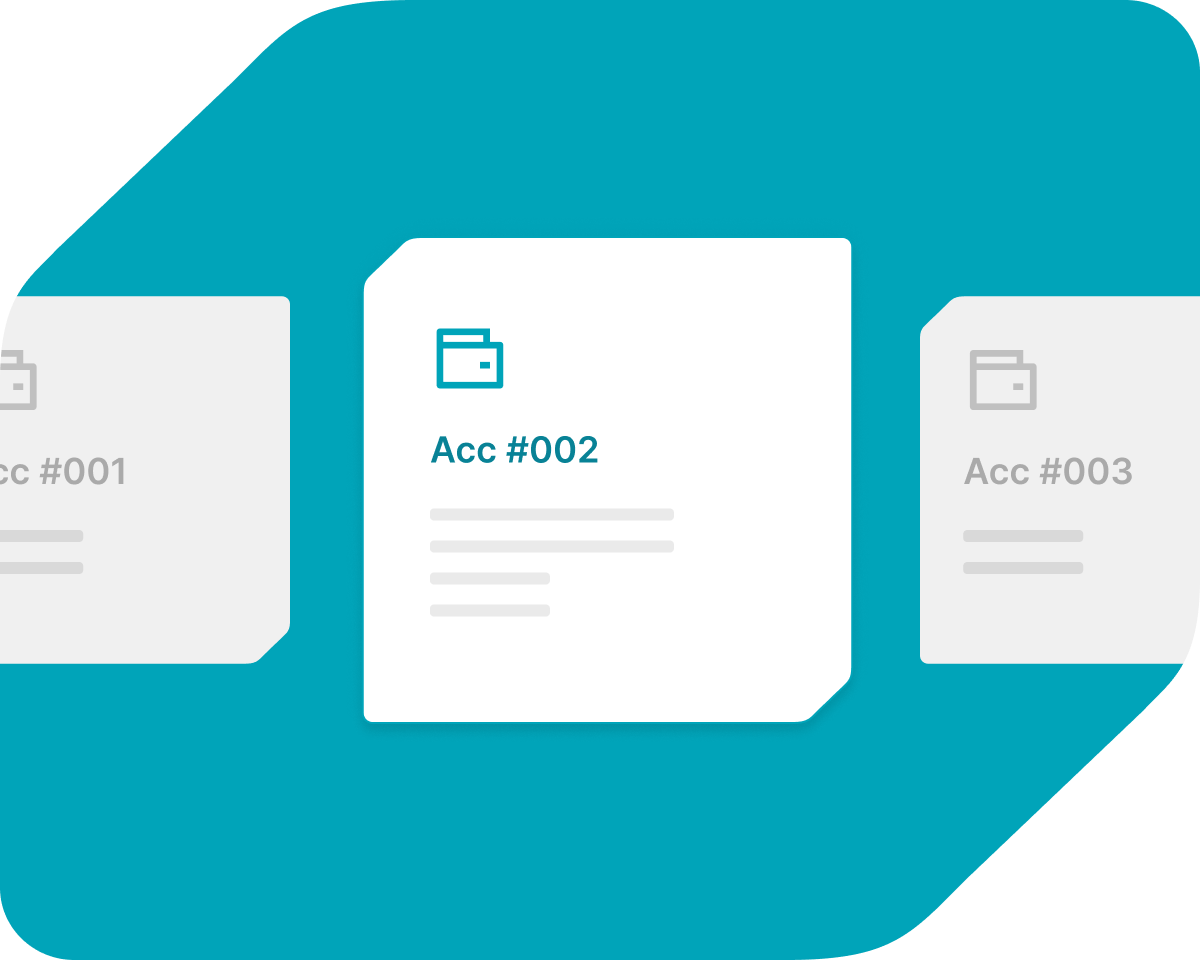 Gestão de contas individualizadas