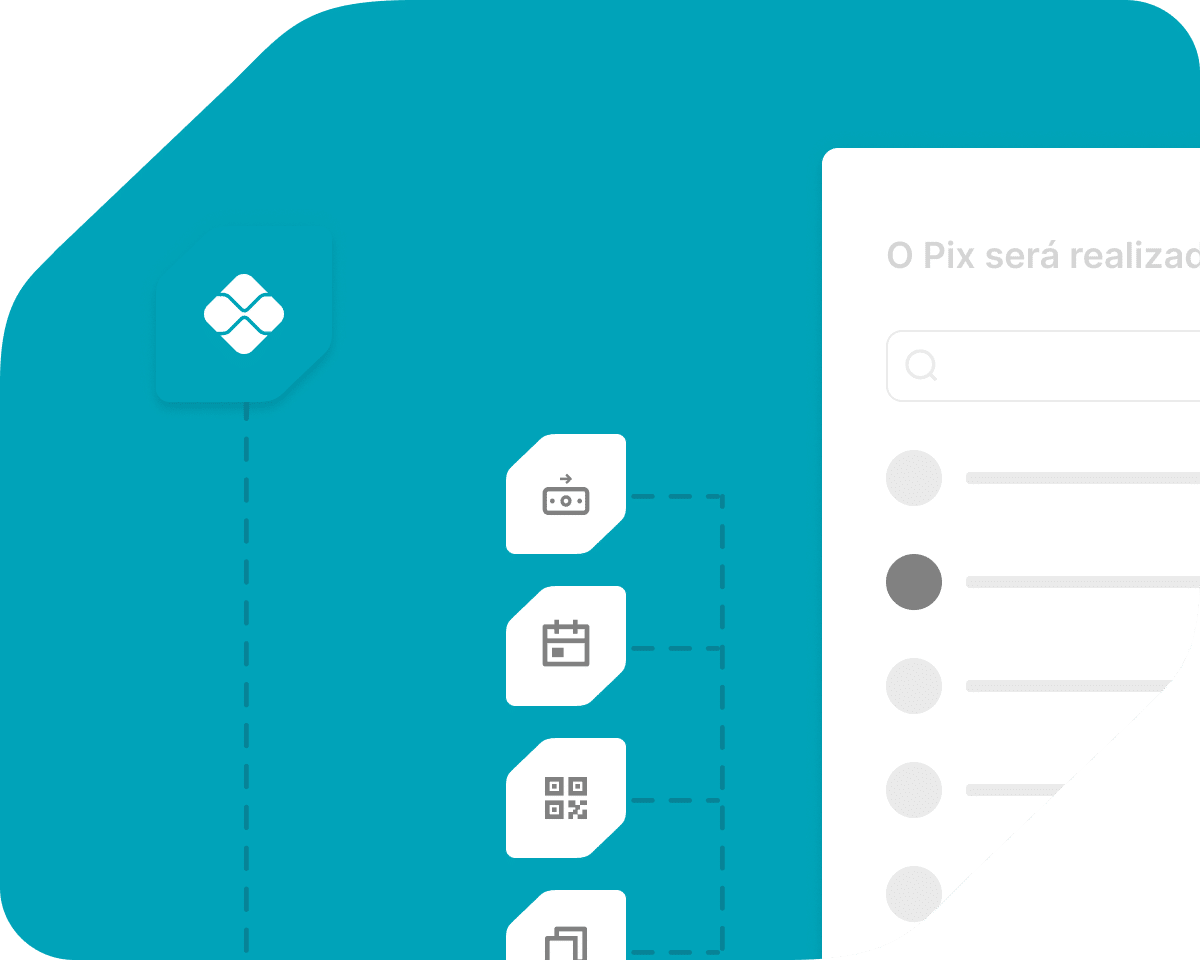 Painel de gerenciamento Pix