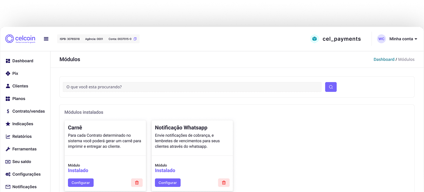 gestão financeira – cel_payments