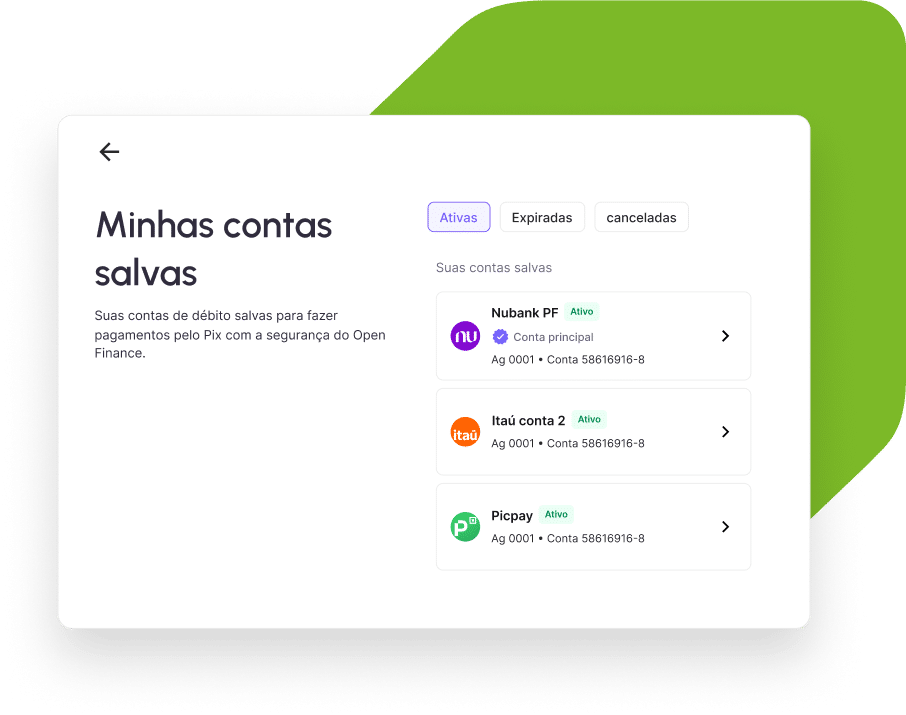 Pix-Automatico-Minhas-contas-salvas